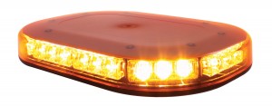 30 High Power Led 12V/24V Micro Strobe Warning Bar - Magnet Mount