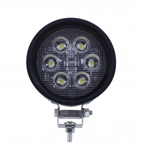 6 High Power 3 Watt Led Rubber Work Light - 12V/24V Application