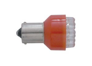 12 Super Bright Led 1156 Bulb - Red