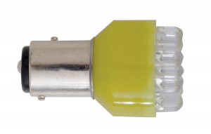 12 Super Bright Led 1157 Bulb - Amber