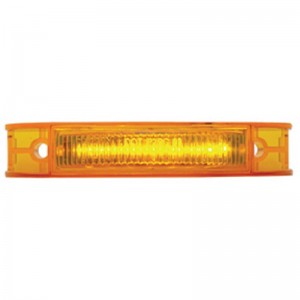 7 Amber Led Rectangular Clearance/Marker Light - Amber Lens