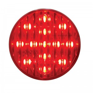 13 Red Led 2 1/2" Flat Clearance/Marker Light - Red Lens **No Other Discounts Applicable**