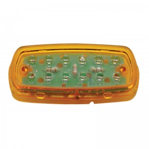 12 Led Rectangular Clearance/Marker Light Base