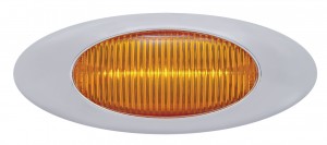5 Amber Led "Phantom I" Clearance/Marker Light - Amber Lens