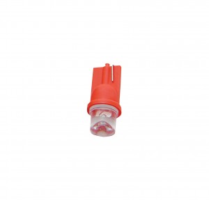 (2/Card) 194 Bulb W/ 1 Large Tube Led - Red