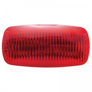 16 Red Led Rectangular Clearance/Marker Light - Red "Phantom I" Lens