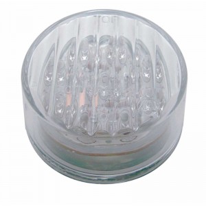 9 Red Led 2" Flat Marker Light - Clear Lens **No Other Discounts Applicable**