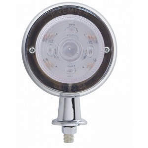 13 Amber Led Honda Light Kit W/ 1 1/8" Arm - Clear Lens