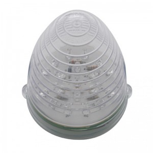 19 Amber Led Grakon 1000 Beehive Cab Light - Clear Lens
