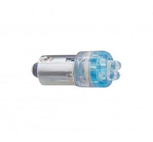 (2/Card) 4 Led 1893 Bulb - Blue