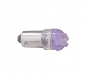 (2/Card) 4 Led 1893 Bulb - Purple