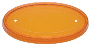 Peterbilt Emblem Lens For 32 Led Peterbilt Emblem Light (Large) - Amber Lens
