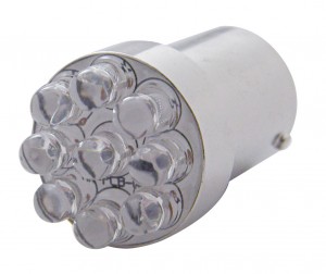(2/Card) 9 White Led 89 Bulb 7.3 Watts