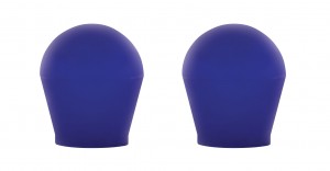 (2/Card) Large Bulb Cover - Blue
