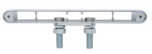 Chrome Plastic 9" Double Face Light Bar Housing Only