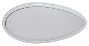 39 Red Led "Teardrop" Auxiliary/Utility Light - Chrome Lens