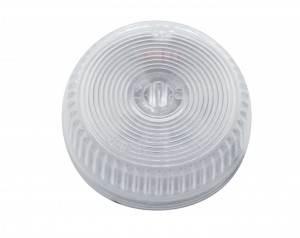 1 Amber Led 2" Economy Clearance/Marker Light - Clear Lens