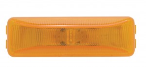 1 Amber Led Rectangular Economy Clearance/Marker Light - Amber Lens