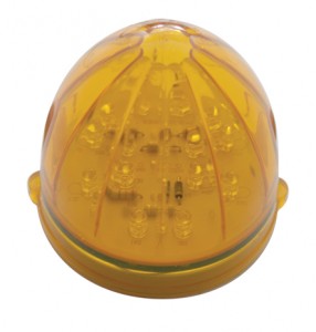 19 Amber Led Grakon 1000 Style Bullet Cab Light - Amber Lens