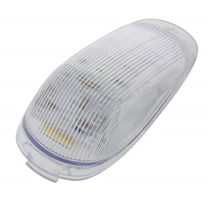 19 Amber Led Grakon 2000 Cab Light - Clear Lens