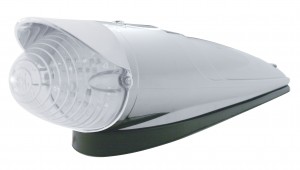 19 Amber Led Grakon 1000 Style Beehive Cab Light W/ Visor - Clear Lens