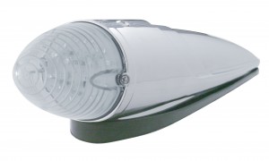 19 Amber Led Grakon 1000 Style Beehive Cab Light - Clear Lens