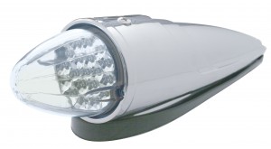 19 Amber Led Grakon 1000 Style Reflector/Clear Cab Light - Clear Lens