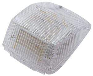 36 Amber Led Rectangular Cab Light - Clear Lens