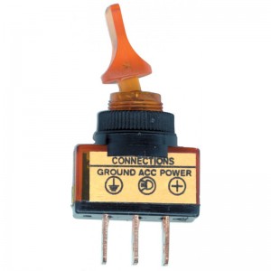 *Closeout* Glow Duckbil 3Prung Switch - Amber Handle