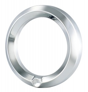 Chrome Kenworth Speed/Tachometer Gauge Cover - Indented