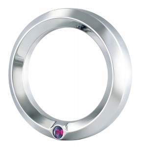 Chrome Kenworth Speed/Tachometer Gauge Cover W/ Diamond - Purple