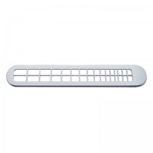 (2/Card) Chrome Plastic Peterbilt Defroster Vent  Cover