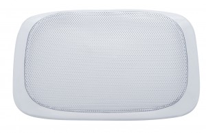 Chrome Plastic 2006+ Peterbilt Rectangular Speaker Cover - Snap On