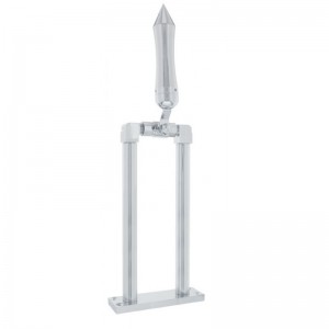 Chrome 11" Air Horn Valve With "Talladega" Spike Grip