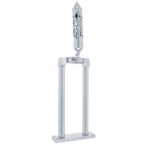 Chrome 11" Air Horn Valve With "Brooklyn" Spike Grip