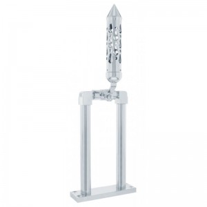 Chrome 9" Air Horn Valve With "Brooklyn" Spike Grip