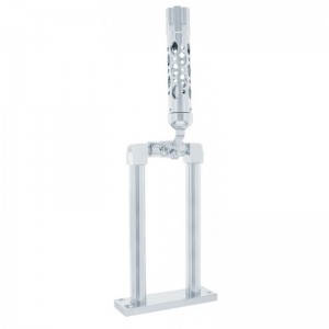 Chrome 9" Air Horn Valve With "Austin" Gun Cylinder Grip