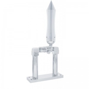 Chrome 4" Air Horn Valve With "Talladega" Spike Grip