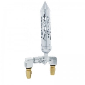 Chrome Air Horn Valve Lever With "Brooklyn" Spike Grip