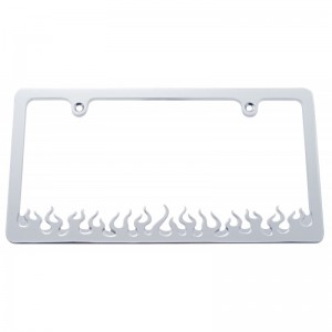 Aluminum Flame Billet License Frame