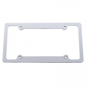 Aluminum Plain Brushed Finish Billet License Frame