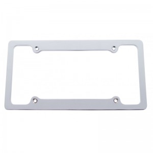 Aluminum Plain Polished Finish Billet License Frame