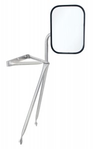 Stainless Swing Away Mirror