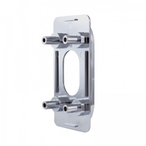(2/Card) Chrome Led Bracket Cover