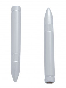 (2/Card) Chrome Bullet Shape Door Knob