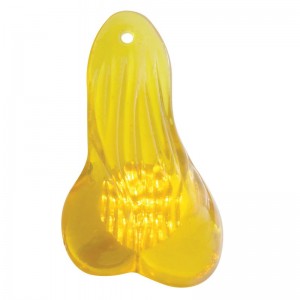 8" Large Plastic Balls W/ 13 Led 2 1/2" Marker Light - Tan