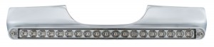 Motorcycle Rear Turn Signal Bar With 19 Red Led Light Bar - Clear