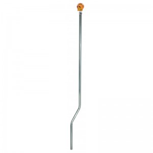(2/Card) Stainless Steel Bumper Guide Kit W/ Skull Light - Amber