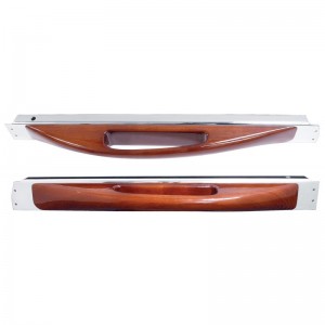 (2/Box) Hand Crafted Wood Peterbilt Door Handle W/ Chrome Base