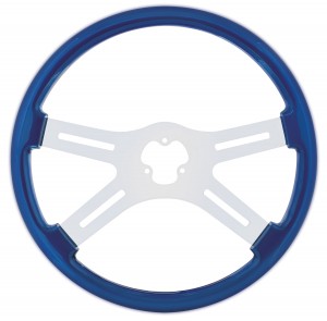 18" Steering Wheel - Blue